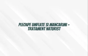 pleoape umflate si mancarimi tratament naturist